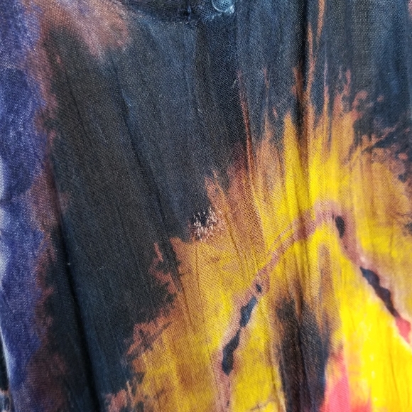 Papa Vancouver Sleeveless Tie-Dyed Swing Sundress - Picture 9 of 9